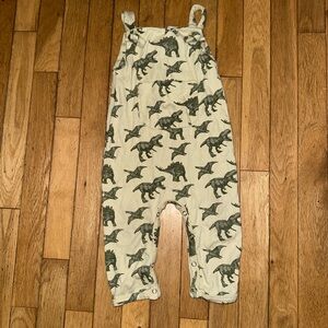 Baby Unisex Kate Quinn overalls onesie dinosaur